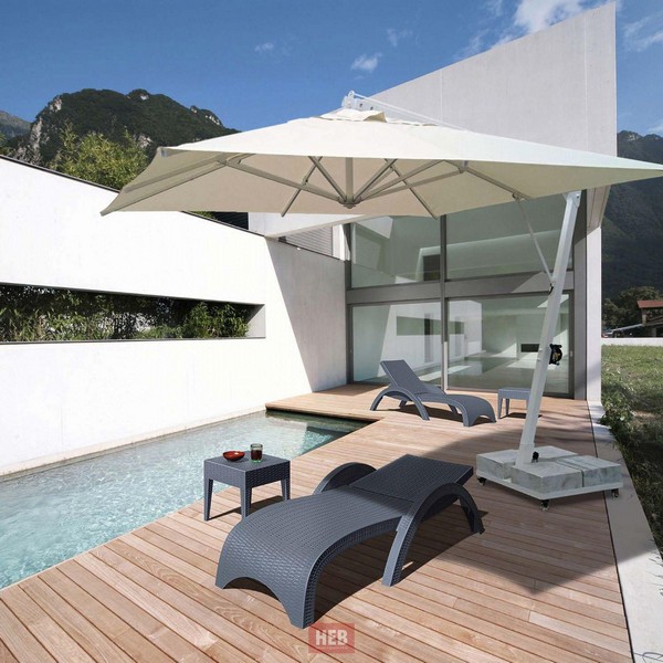 Knight Side Pole Parasol